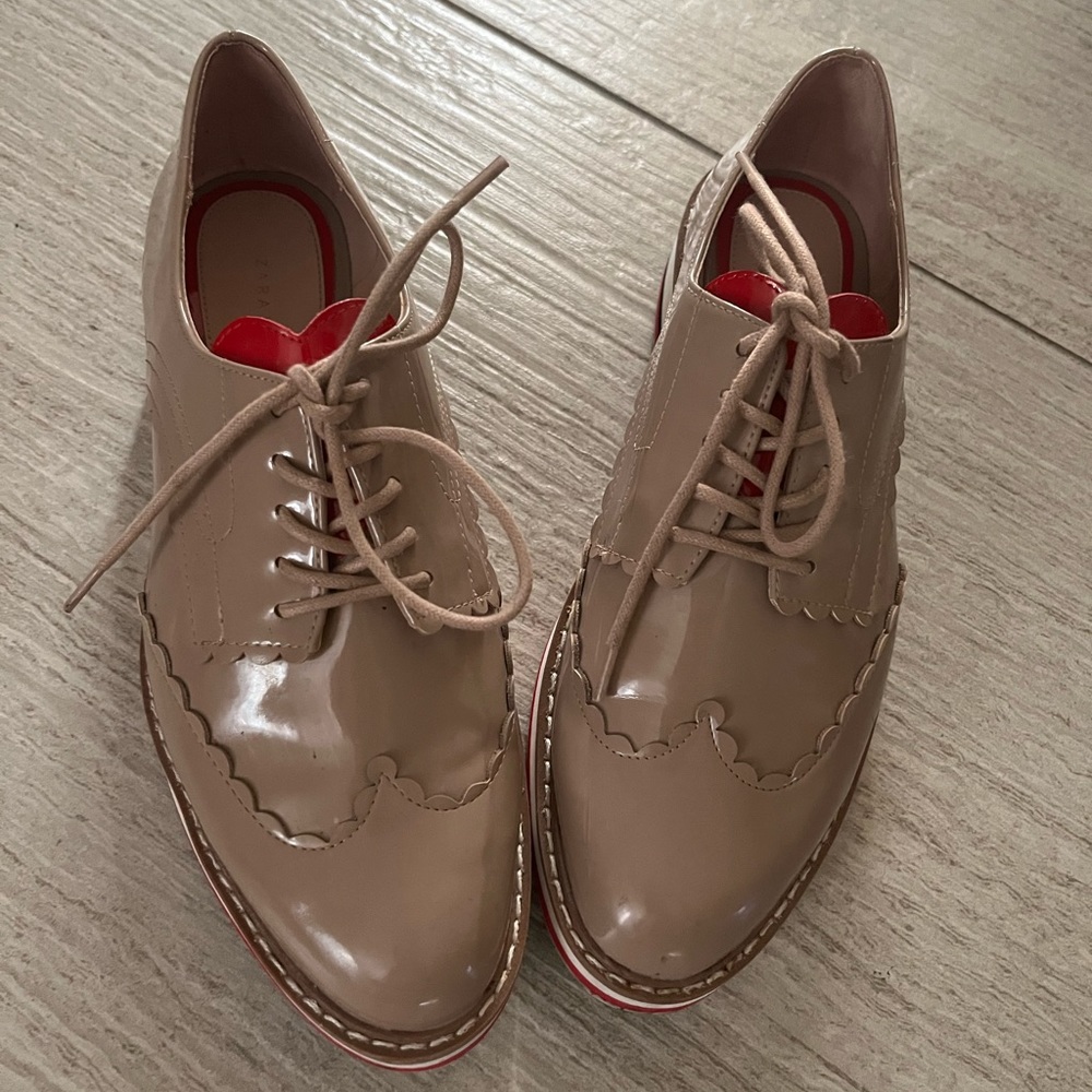 Tan/Camel Zara Shoes in great conditions!!